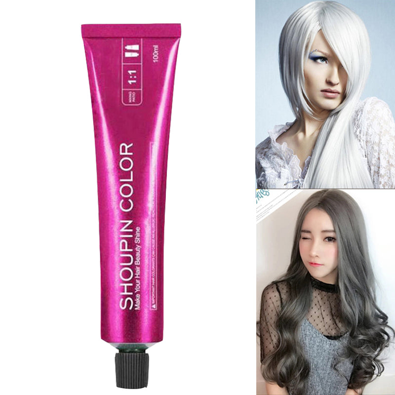 Ammonia Free Hair Dye Single Color Cream Covering White Hair
