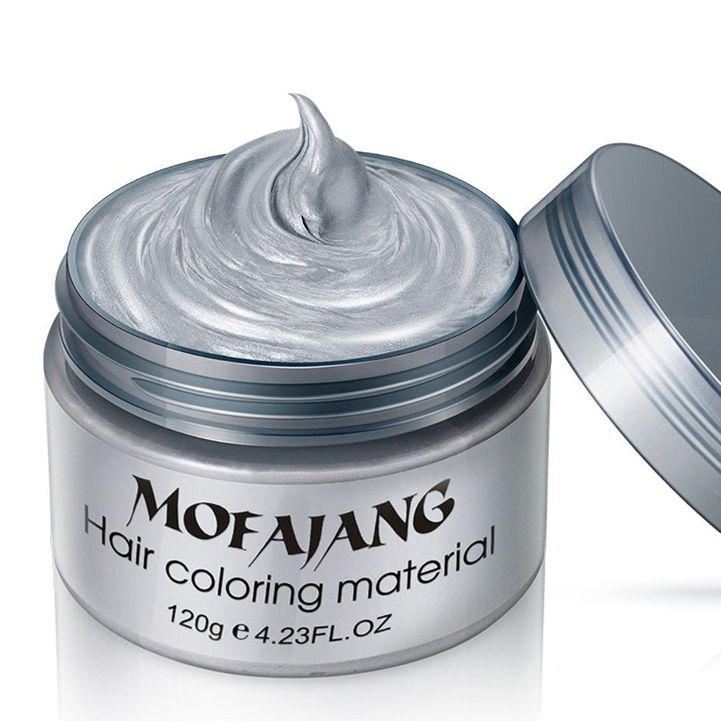 Grandma Grey Hair Mud Disposable Hair Coloring Cream