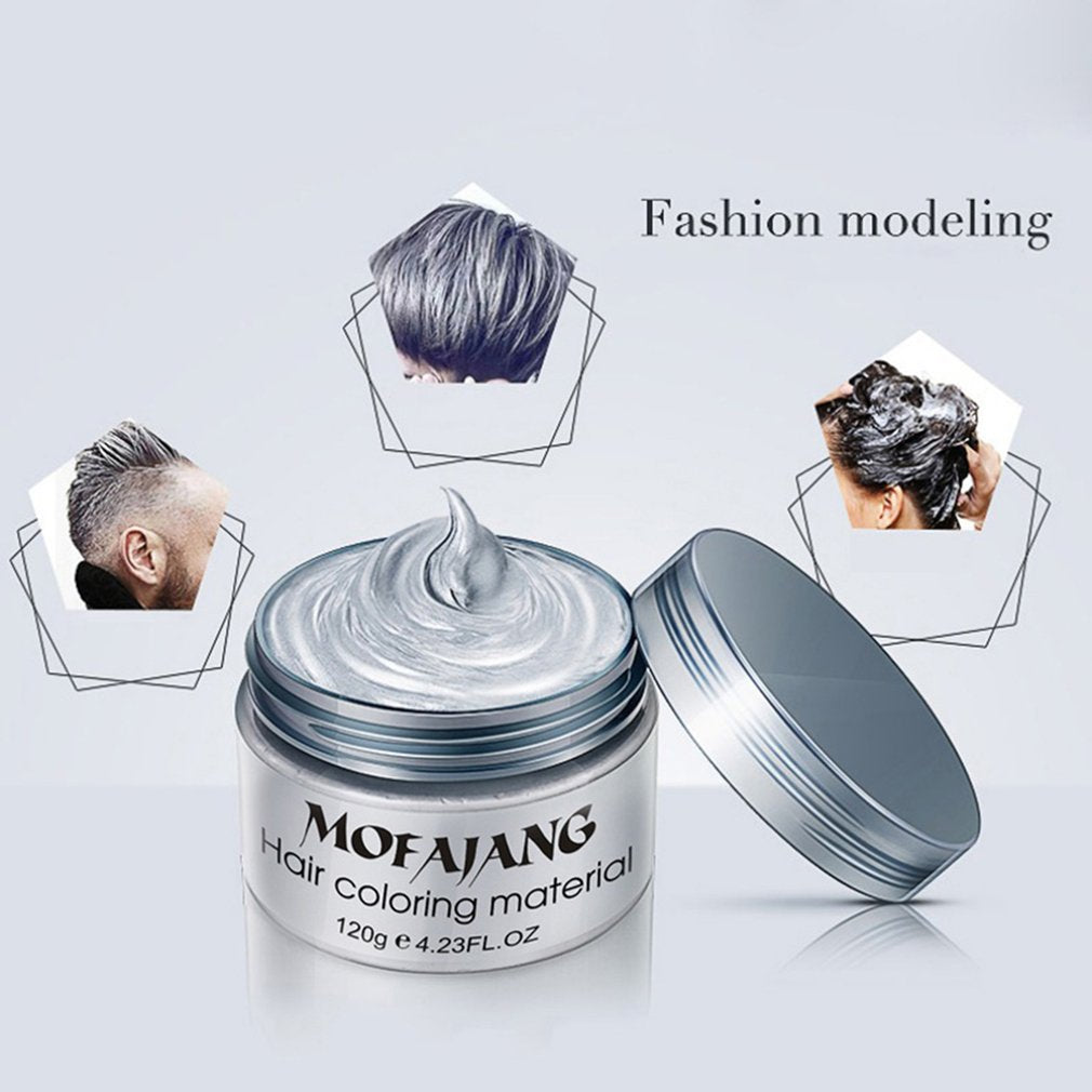 Grandma Grey Hair Mud Disposable Hair Coloring Cream