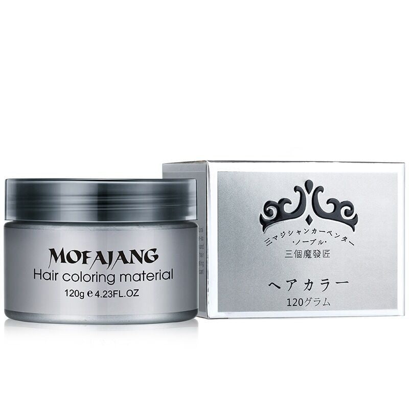 Grandma Grey Hair Mud Disposable Hair Coloring Cream