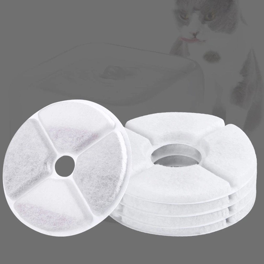 Round Pet Water Dispenser Filter Element Filter Cotton