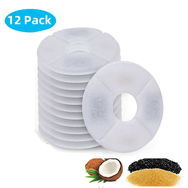 Round Pet Water Dispenser Filter Element Filter Cotton