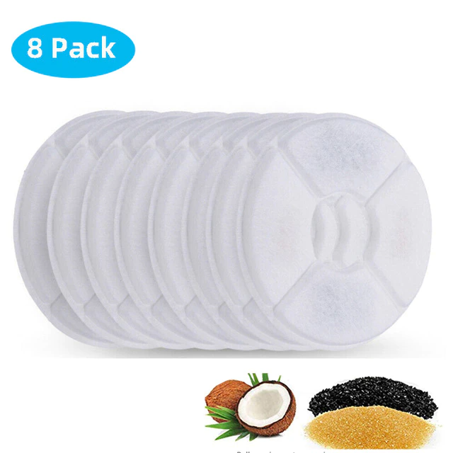 Round Pet Water Dispenser Filter Element Filter Cotton