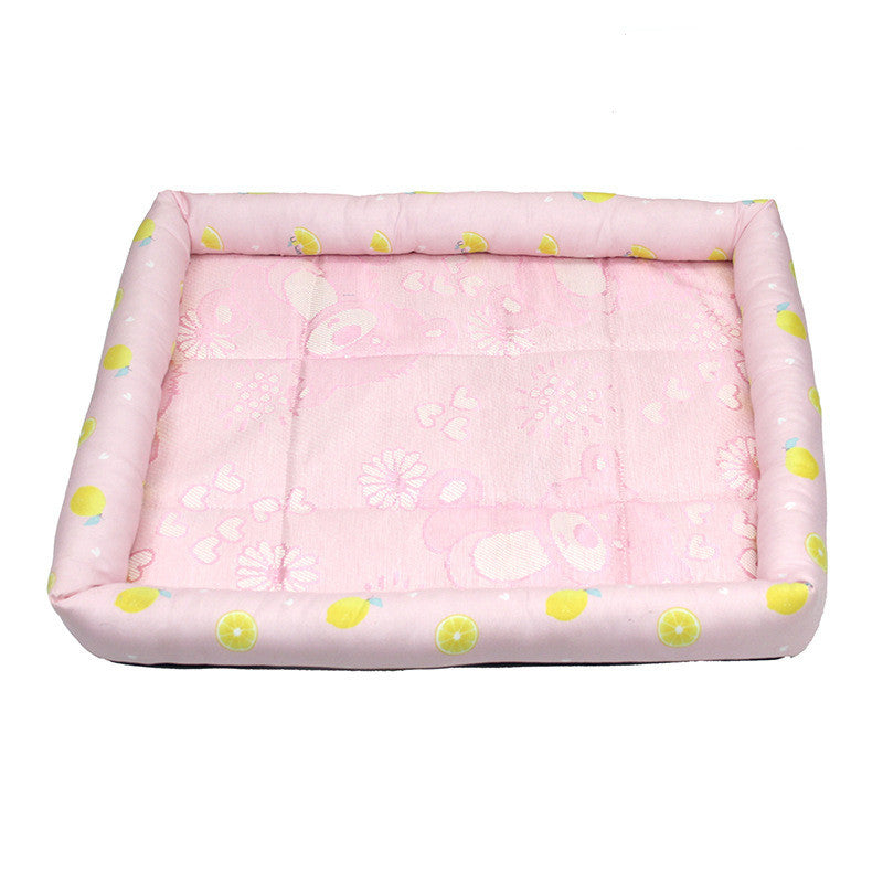 Summer Pet Ice Mat Dog Ice Silk Mat Mat Cool Summer Breathable Cat Pet Pet Square Bed