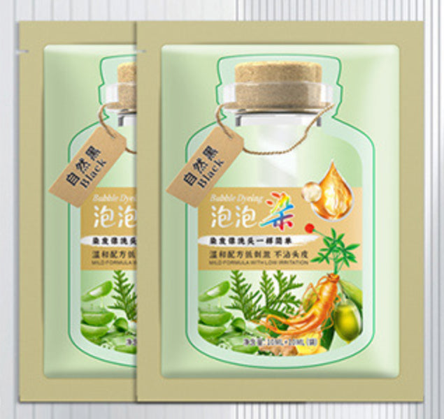 Plant Extract Bubble Hair Dyeing Cream