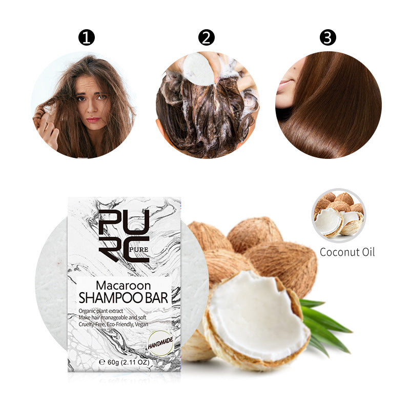 Hand-extracted shampoo soap
