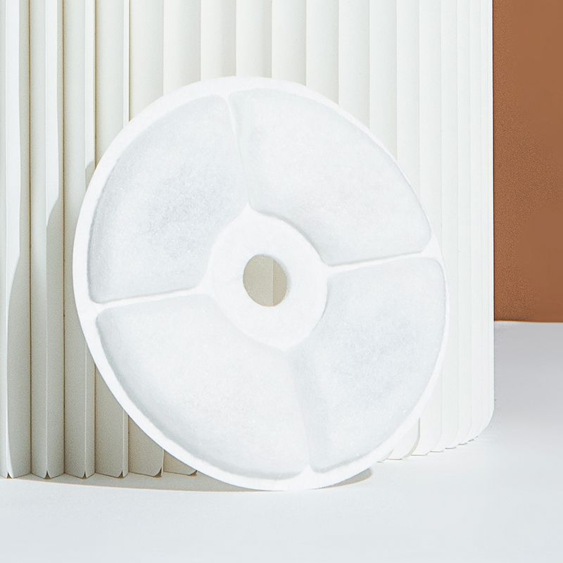 Round Pet Water Dispenser Filter Element Filter Cotton