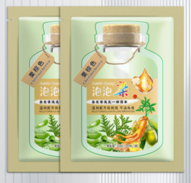 Plant Extract Bubble Hair Dyeing Cream