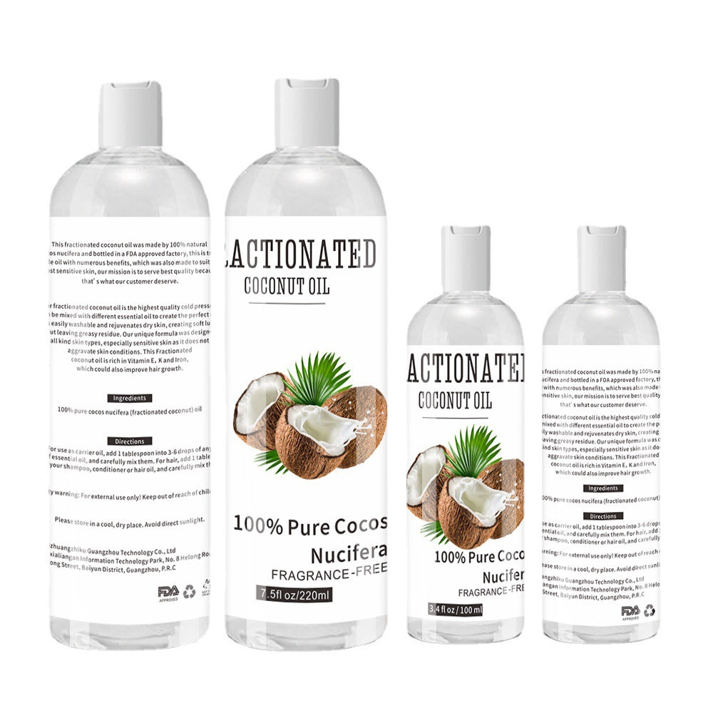 Hot Selling Coconut Moisturizing Massage Skin Care Refining Conditioner Oil
