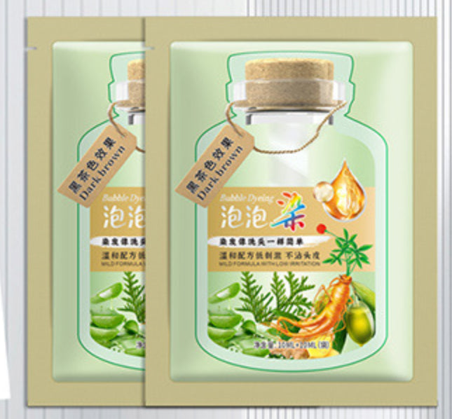 Plant Extract Bubble Hair Dyeing Cream