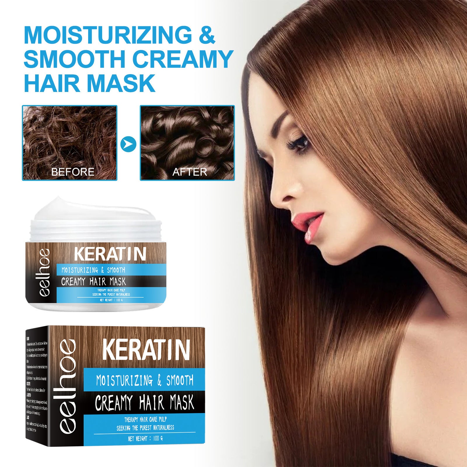 Moisturizing Smooth Hair Care Mask Repair