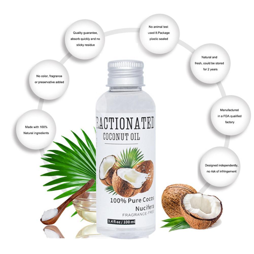 Hot Selling Coconut Moisturizing Massage Skin Care Refining Conditioner Oil