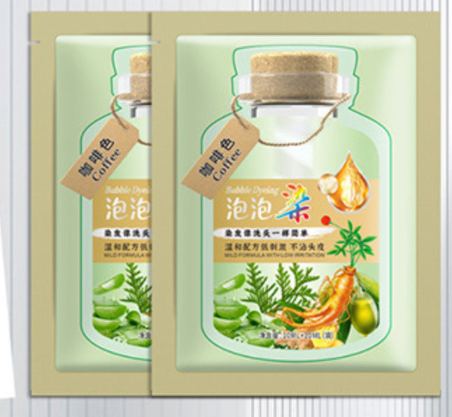 Plant Extract Bubble Hair Dyeing Cream